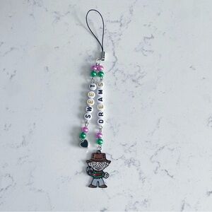 Nightmare on elm street phone charm accessory 🖤